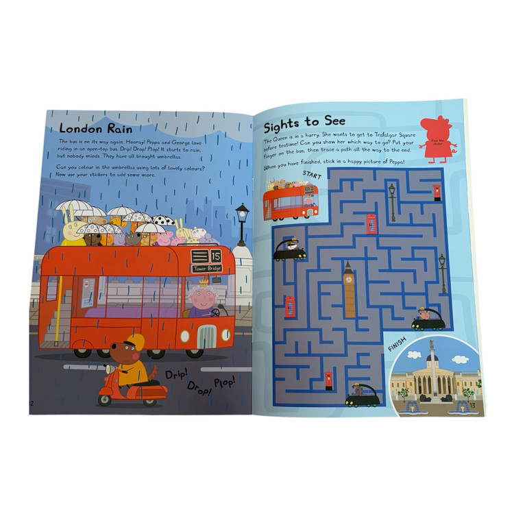 کتاب فعالیت پپاپیگ (Peppa’s London Day Out book)