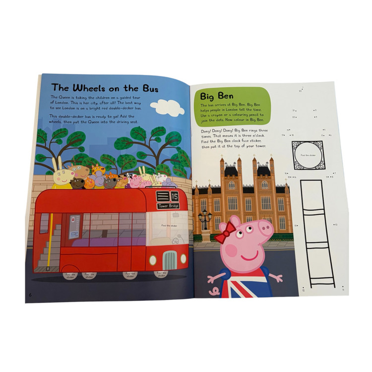 کتاب فعالیت پپاپیگ (Peppa’s London Day Out book)
