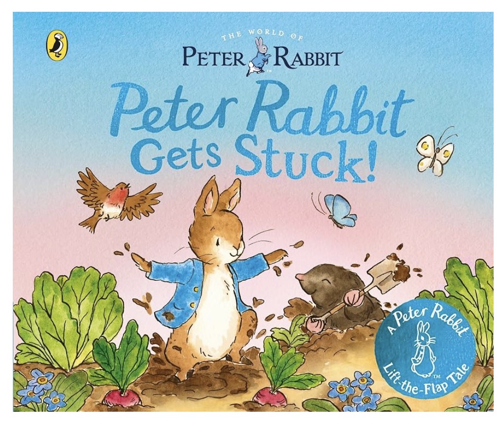 کتاب فلپ دار پیتر ربیت (Peter rabbit gets stuck book)