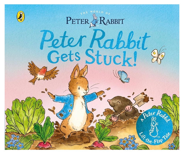 کتاب فلپ دار پیتر ربیت (Peter rabbit gets stuck book)