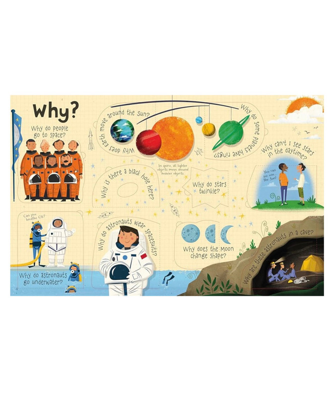 کتاب سوال جواب راجع به فضا (Questions and Answers Space Usborne )
