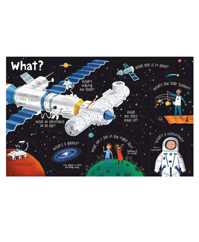 کتاب سوال جواب راجع به فضا (Questions and Answers Space Usborne )