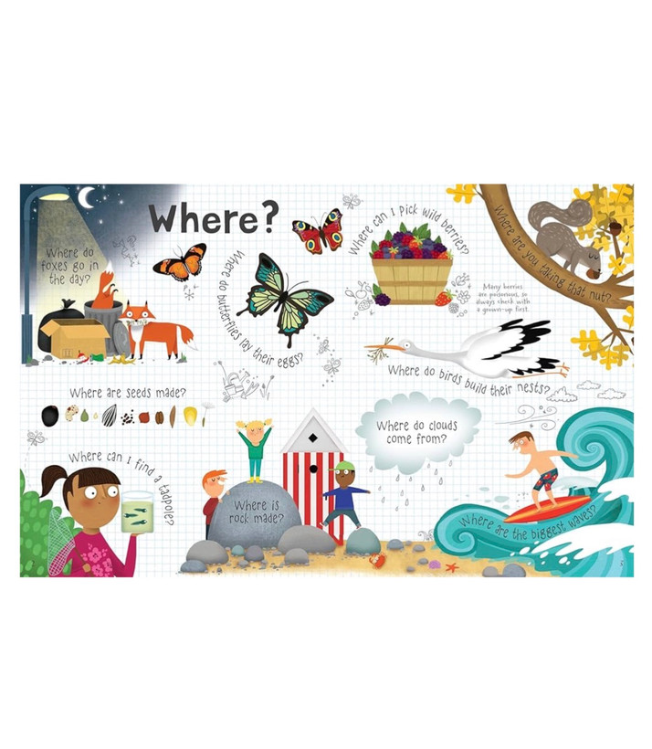 کتاب سوال و جواب راجع به طبیعت (Questions and Answers About Nature Usborne