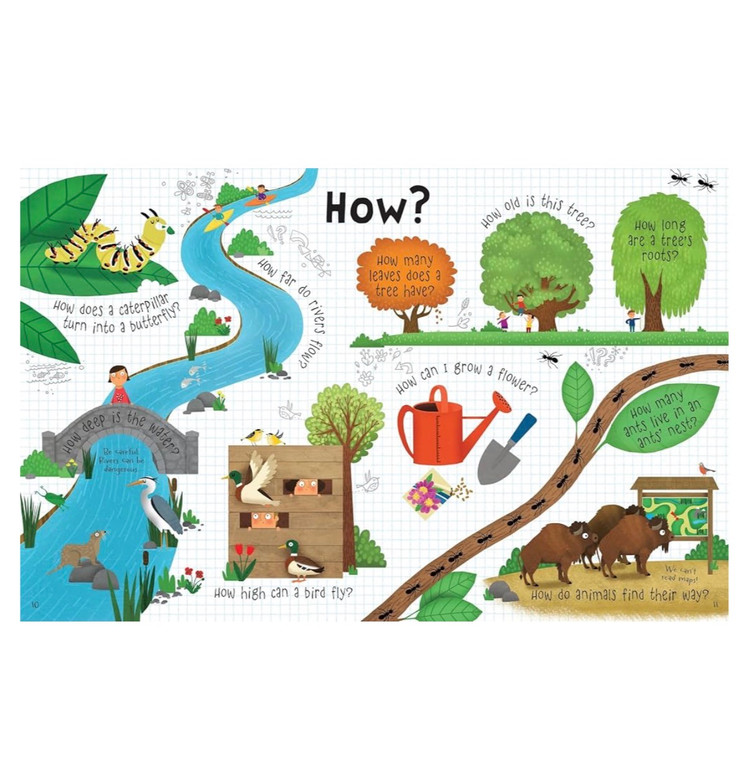 کتاب سوال و جواب راجع به طبیعت (Questions and Answers About Nature Usborne