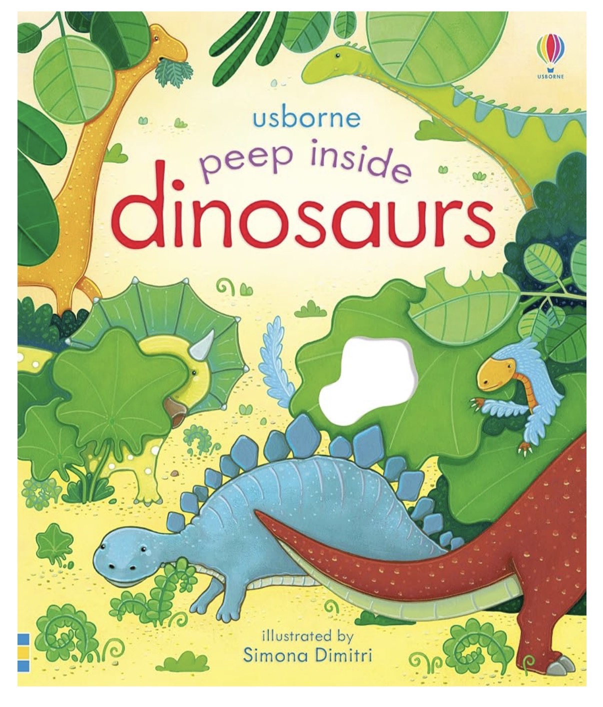 کتاب علمی دایناسور ها Peep Inside Dinosaurs | Usborne