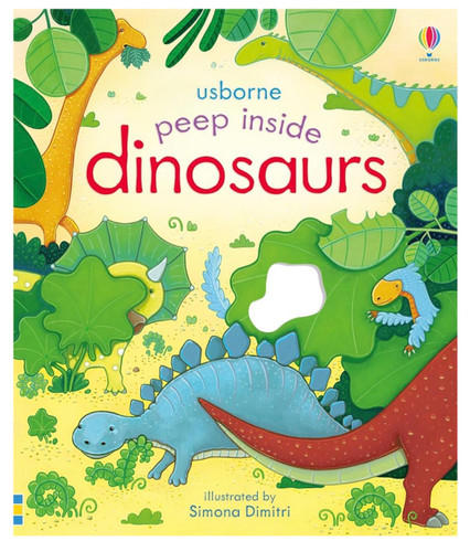 کتاب علمی دایناسور ها Peep Inside Dinosaurs | Usborne