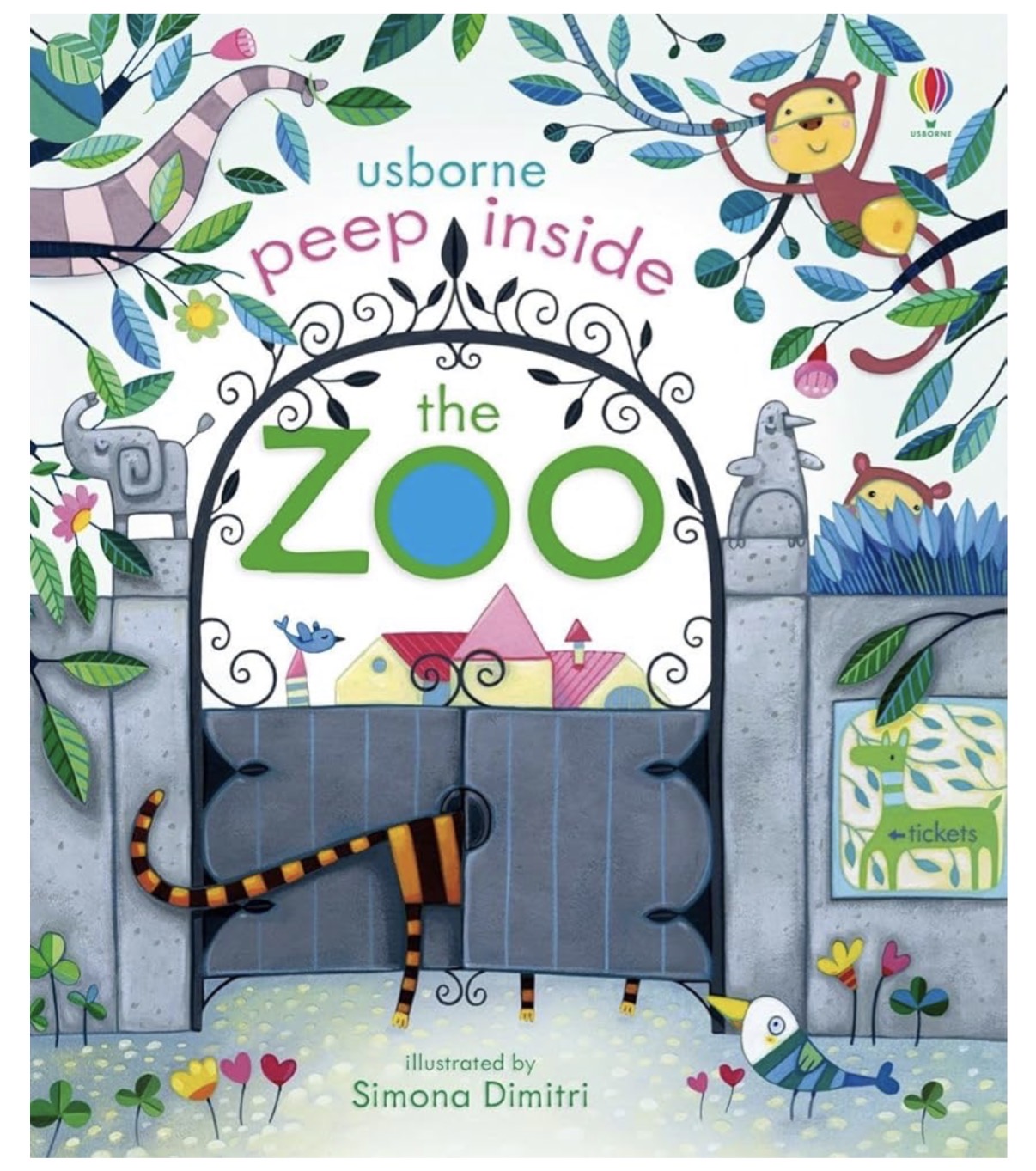 کتاب علمی باغ وحش Peep Inside the Zoo | Usborne
