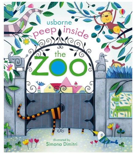 کتاب علمی باغ وحش Peep Inside the Zoo | Usborne