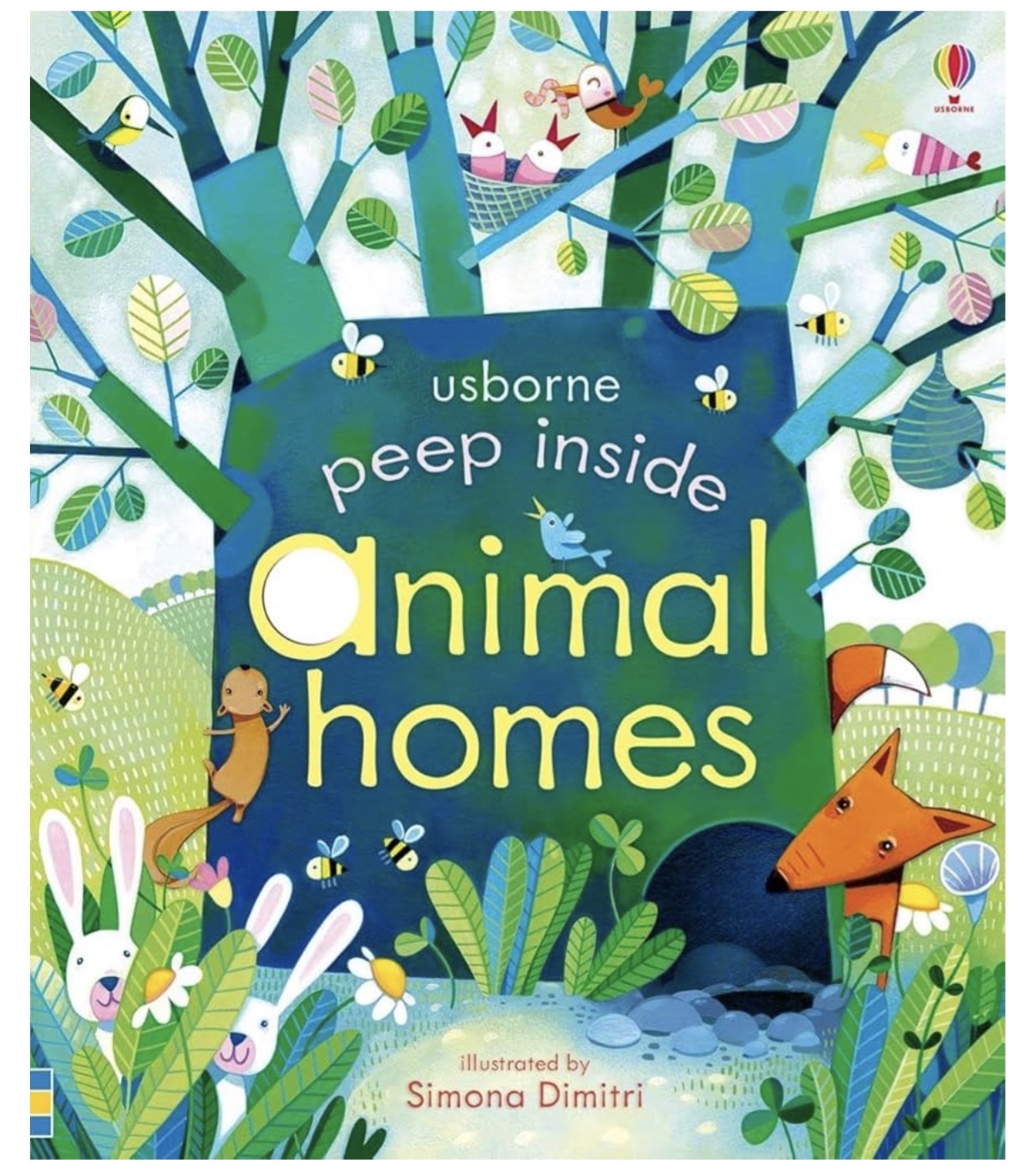 کتاب علمی خانه حیوانات Peep Inside Animal Homes | Usborne