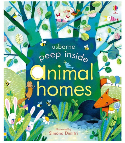 کتاب علمی خانه حیوانات Peep Inside Animal Homes | Usborne