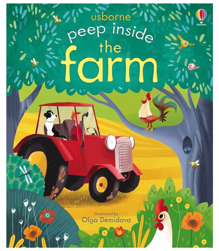 کتاب علمی مزرعه Peep Inside the Farm | Usborne