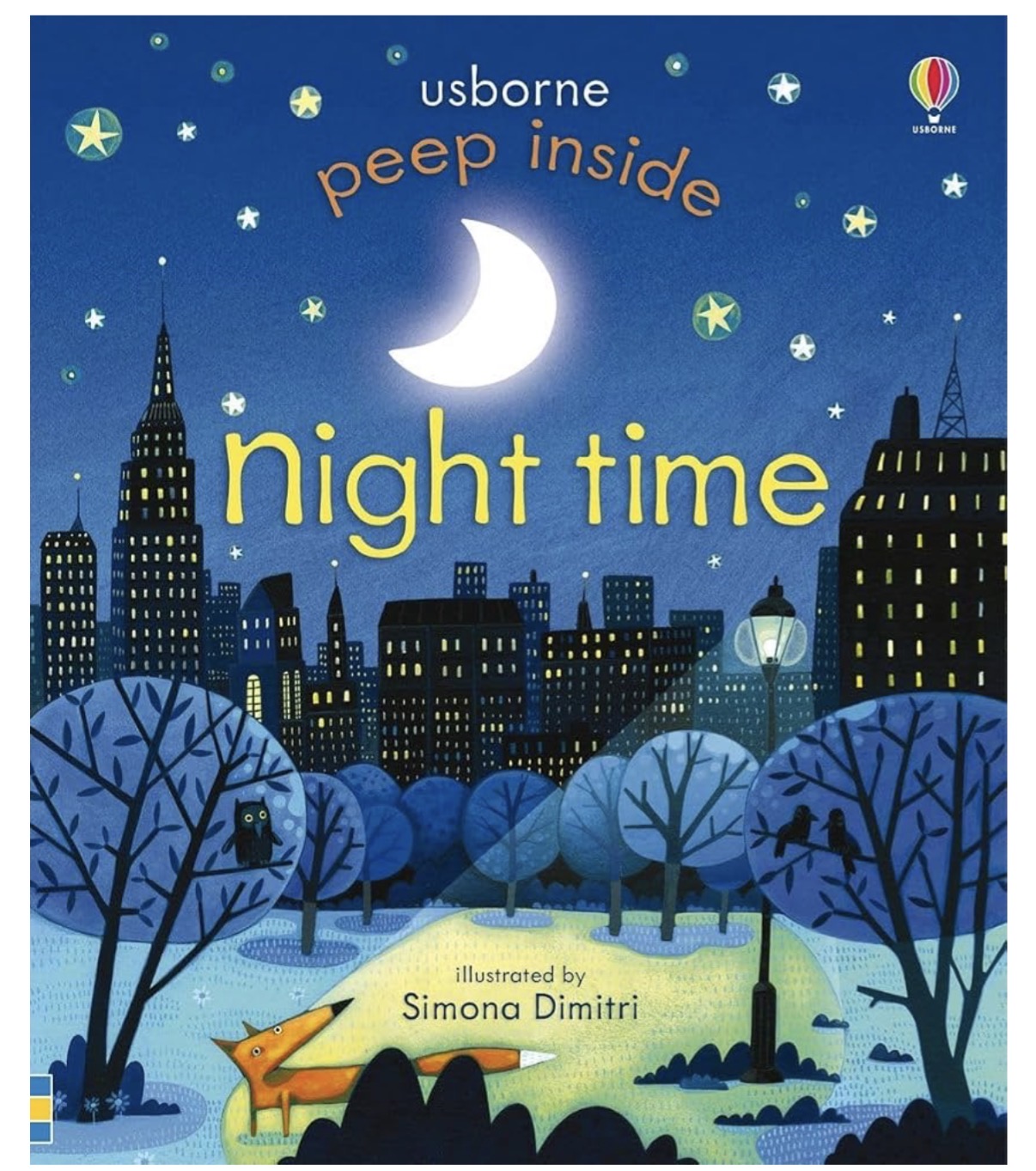 کتاب علمی شب Peep Inside Night-Time | Usborne
