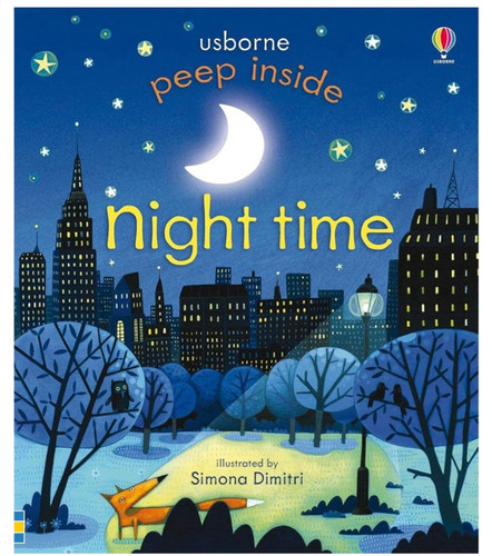 کتاب علمی شب Peep Inside Night-Time | Usborne