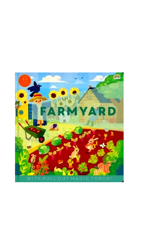 کتاب چراغ قوه ای مزرعه Shine a light : farmyard