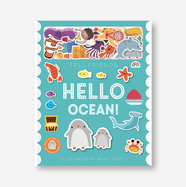 کتاب نمدی اقیانوس Hello Ocean