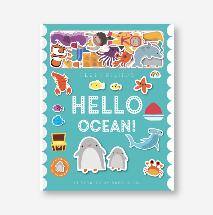 کتاب نمدی اقیانوس Hello Ocean